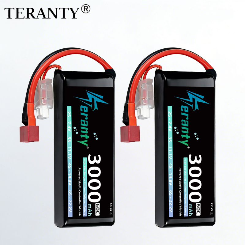 Drone Rc Link - TERANTY 2S 3000mAh Lipo Battery 7.4V