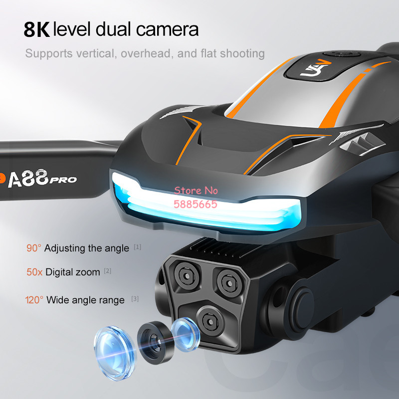 8K Aerial Photography Optical  - огляд і ціна Drone Rc Folding