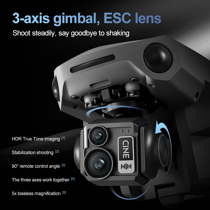 8K 3 Axis Gimbal Brushless 7.2 - огляд і ціна Gps Module Drone