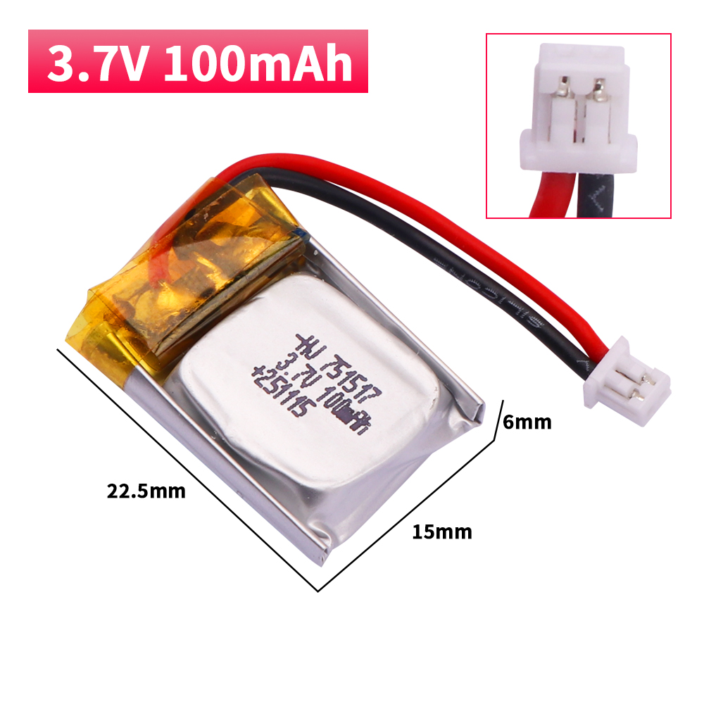 3.7V 751517 100mah Lipo Batter - огляд і ціна Drone Fq777 Rc Quadcopter