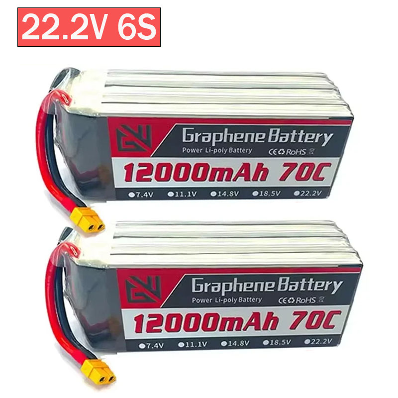 12000mAh 6S 22.2V 70C RC Lipo  - огляд і ціна Drone Rc Game