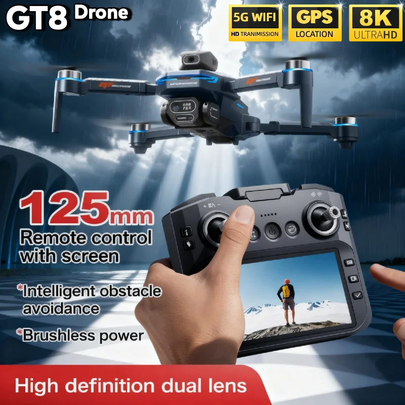 HOT For LSRC GT8 Drone 4K Prof - огляд і ціна Drone Rc Folding