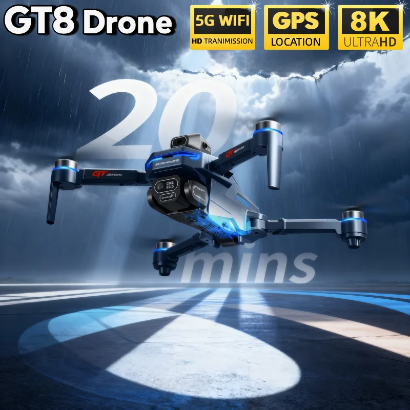 HOT For LSRC GT8 Drone 4K Prof - огляд і ціна Drone Rc Folding