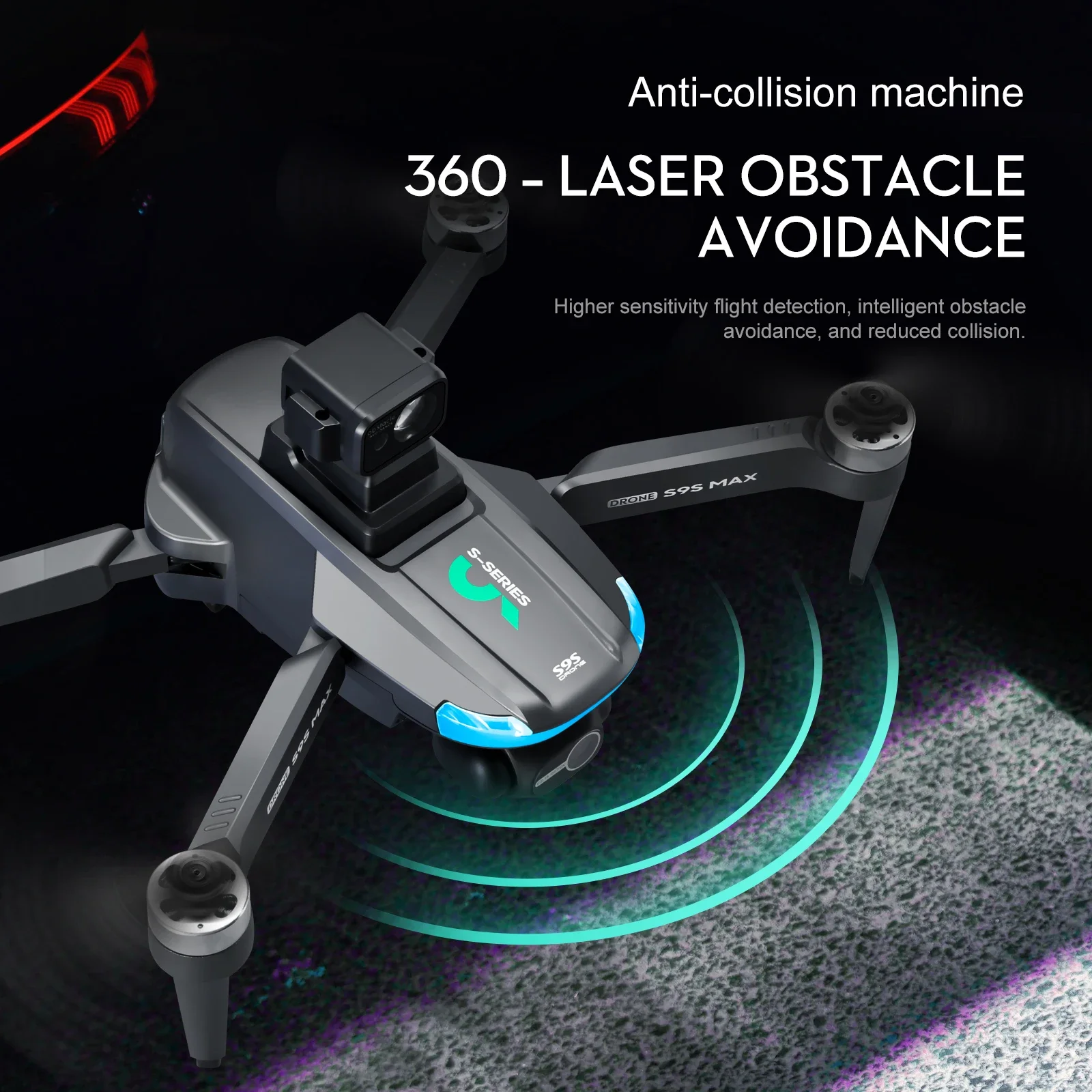 NEW S9S MAX MINI Drone 4K 2-Ax - огляд і ціна Gps Module Drone