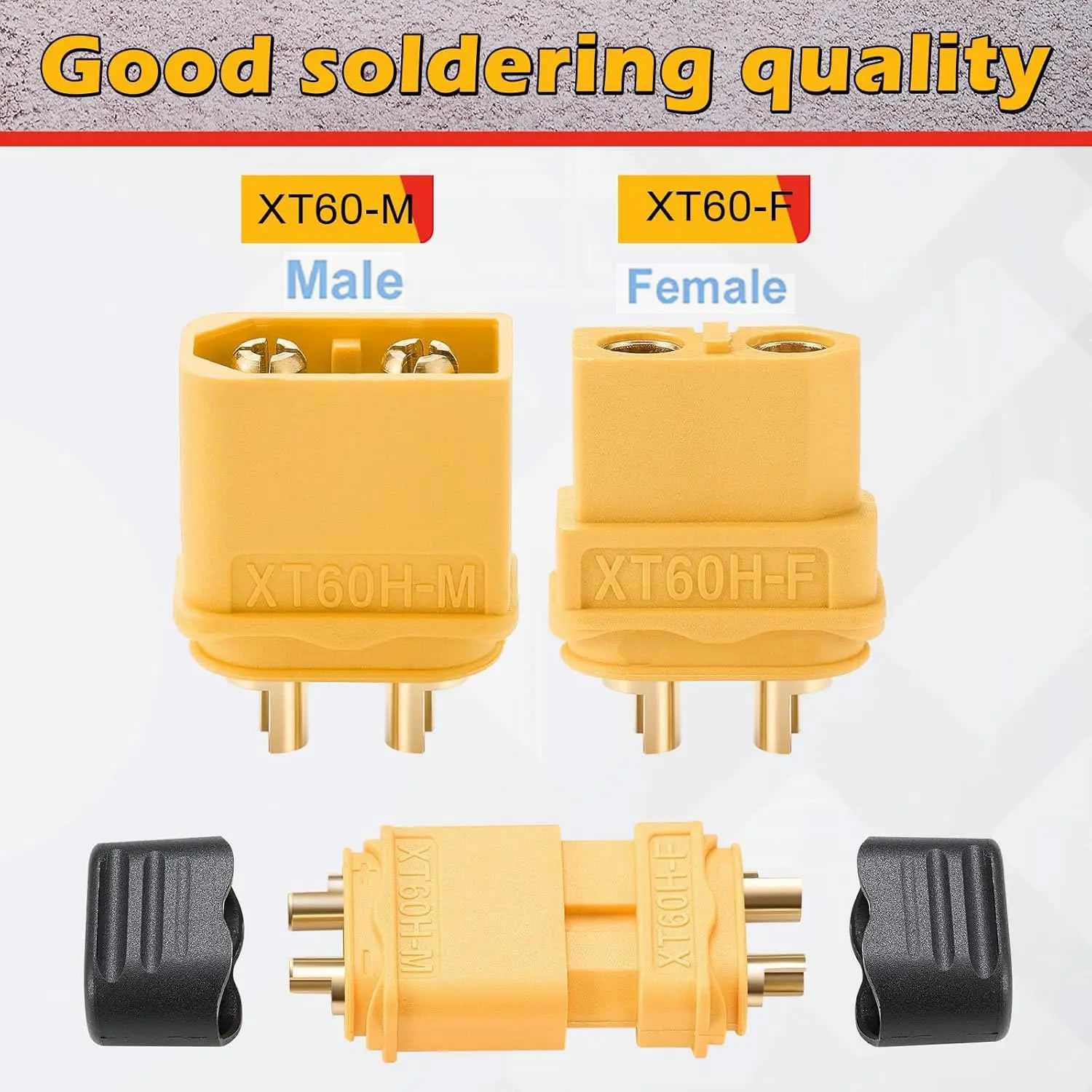 XT60 Connector Plug with Sheat - огляд і ціна Drone Rc Link