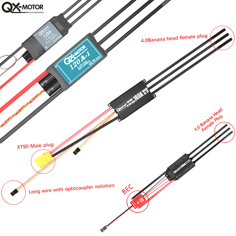 QX-MOTOR Brushless ESC series  - огляд і ціна Drone Rc Quadcopter Controller