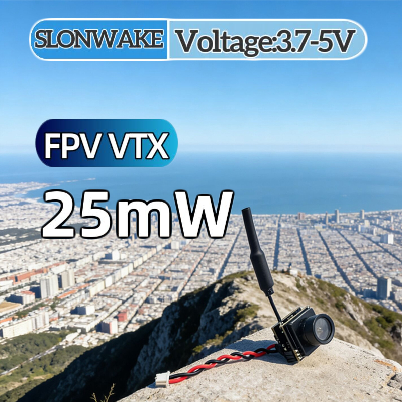 SLONWAKE FPV 25mW power simula - огляд і ціна Drone Rc Control