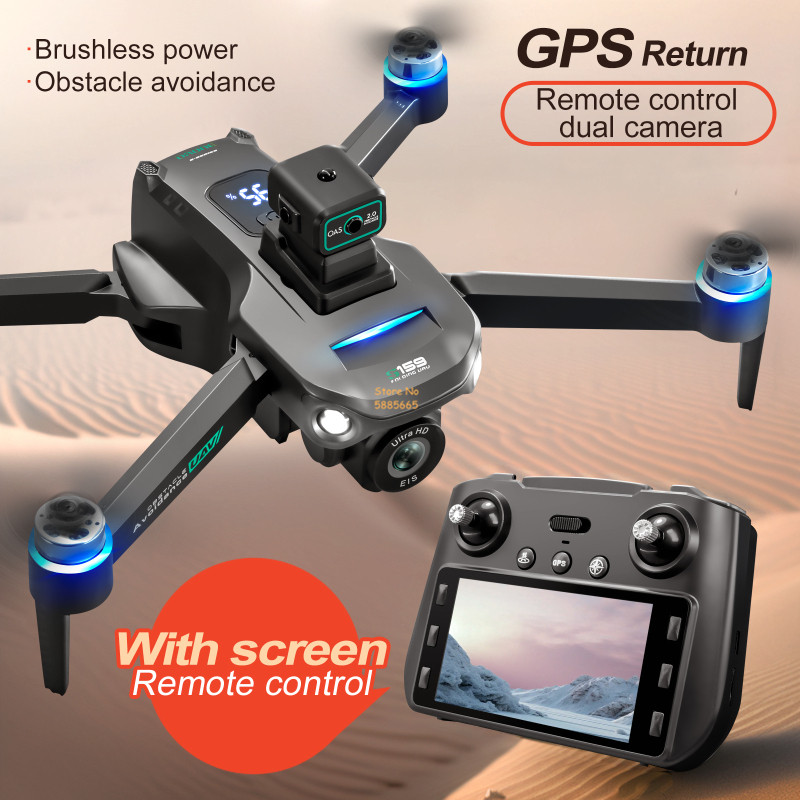 8K Dual Camera 5G WIFI FPV Rem - огляд і ціна Gps Module Drone