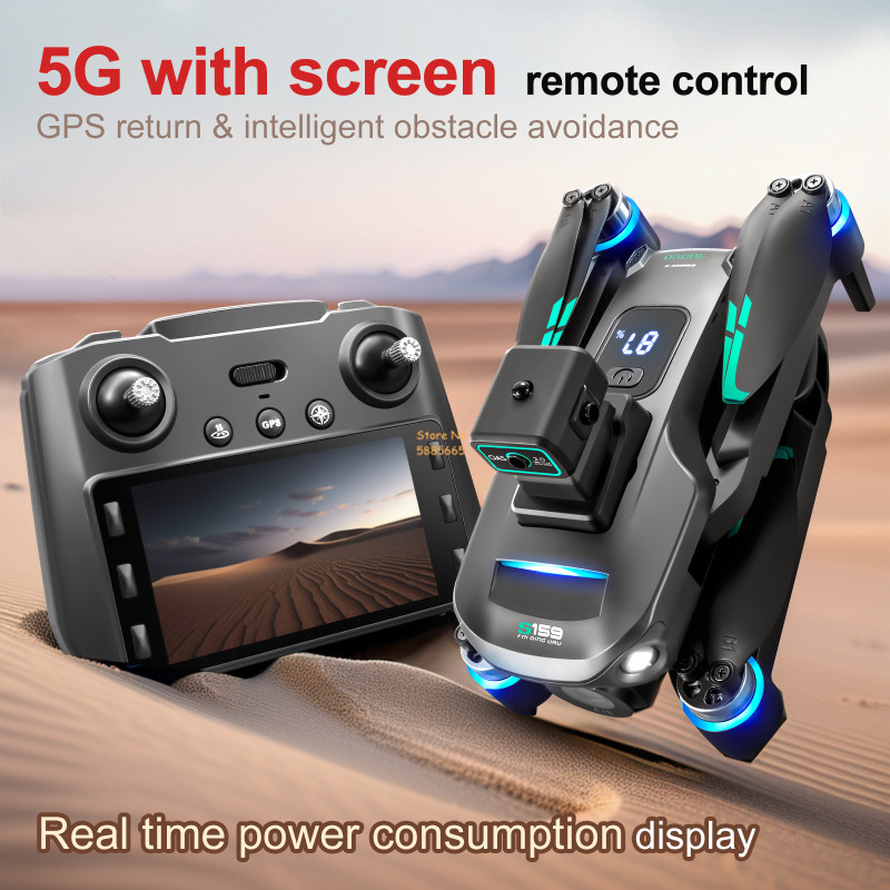 8K Dual Camera 5G WIFI FPV Rem - огляд і ціна Gps Module Drone