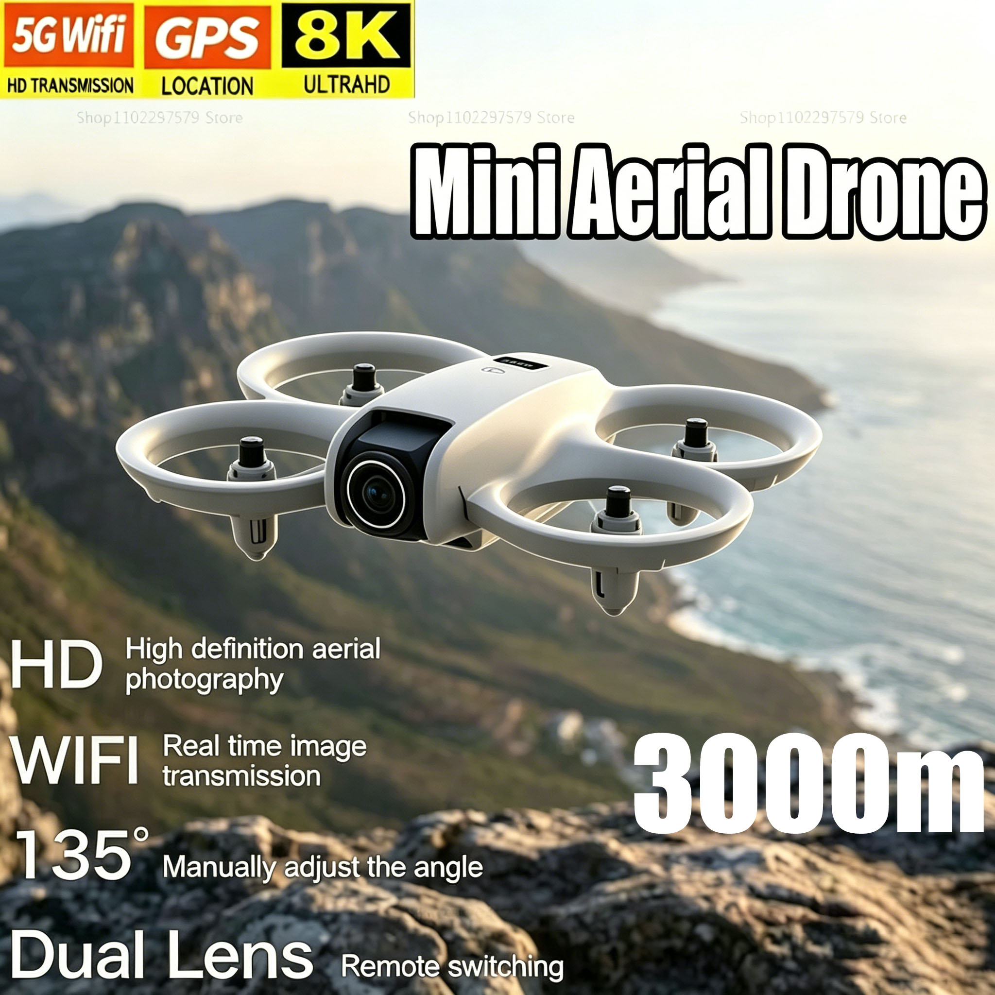 Mini Drone with 8K HD Camera F - огляд і ціна Drone Rc Land
