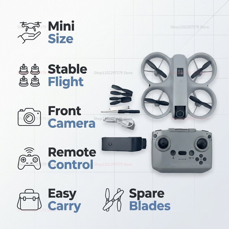 Mini Drone with 8K HD Camera F - огляд і ціна Drone Rc Land