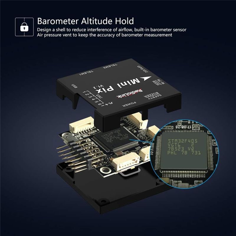 A49K-Radiolink Mini PIX Flight - огляд і ціна Drone Rc Quadcopter Controller