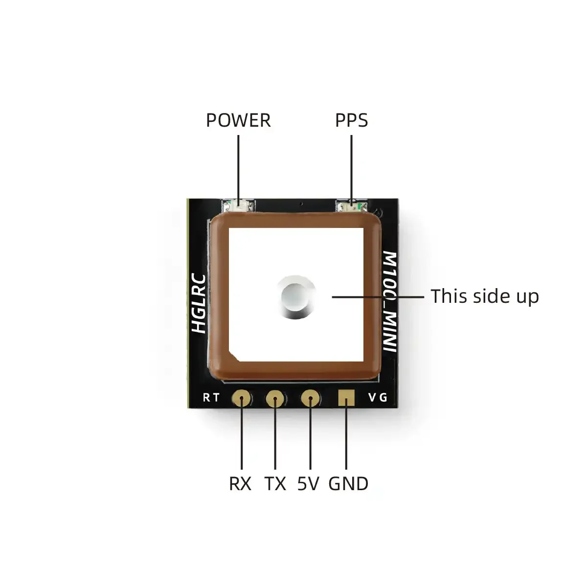HGLRC M100 Mini GPS Module M10 - огляд і ціна Gps Module Drone