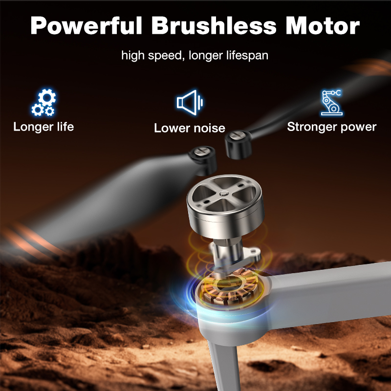 NEW Hot L017 Pro Drone Brushle - огляд і ціна Drone Rc Land