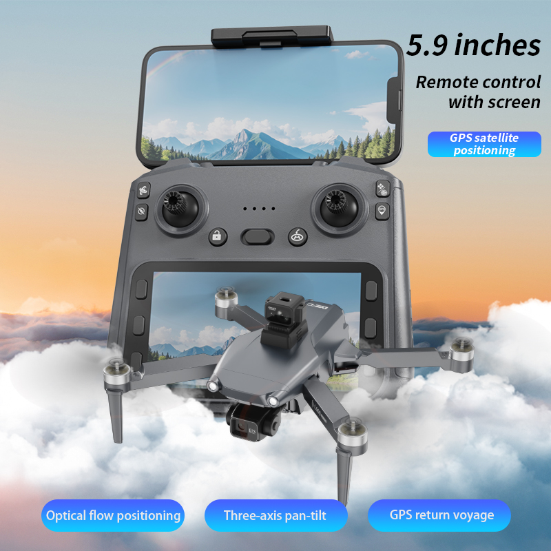 8K ESC Dual Camera Drone GPS P - огляд і ціна Drone Rc Folding